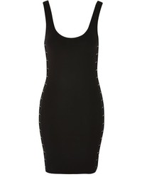 Topshop Lace Up Side Mini Bodycon Dress