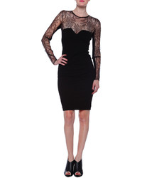 Michelle Mason Lace Bodycon Dress
