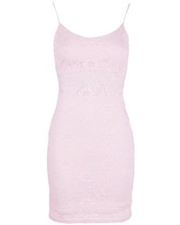 Boohoo Petite Amber Lace Panelled Bodycon Dress