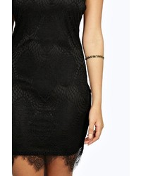 Boohoo Sophie Strappy Back Lace Bodycon Dress