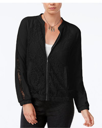 Bar III Lace Bomber Jacket Only At Macys
