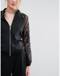 Little Mistress Tall Lace Bomber