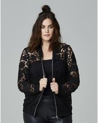 Simply Be Lace Bomber Jacket
