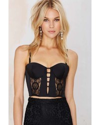 Nasty Gal Crazy For You Lace Bustier