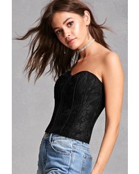 Forever 21 Floral Lace Bustier