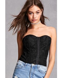 Forever 21 Floral Lace Bustier