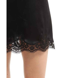 Dolce & Gabbana Silk Satin Lace Slip Dress
