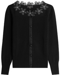Etro Wool Blend Cardigan With Lace