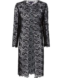 Ralph Lauren Black Floral Lace Coat