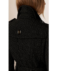 Burberry Swiss Woven Lace Trench Coat