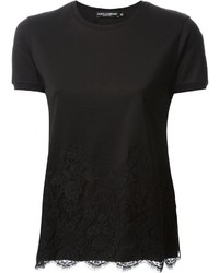 Dolce & Gabbana Lace Detail T Shirt
