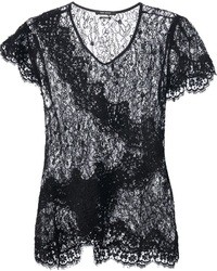 Isabel Marant Floral Lace T Shirt Blouse
