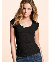 Victoria's Secret The Lace Collection The Scoop Tee