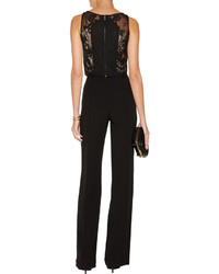 Alice + Olivia Cropped Corded Lace Top