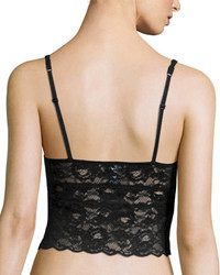 Cosabella Never Say Never Cropped Lace Camisole Black