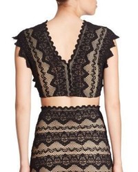 Nightcap Clothing Sierra Lace Cropped Top
