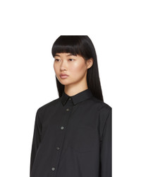 Sacai Black Lace Hem Shirt