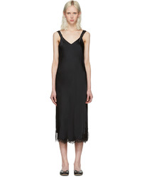 Helmut Lang Black Lace Slip Dress
