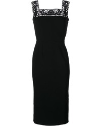 Dolce & Gabbana Lace Detail Fitted Dress