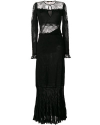 Roberto Cavalli Dress With Lace Insets