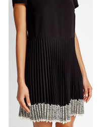 RED Valentino Dress With Pleats And Lace