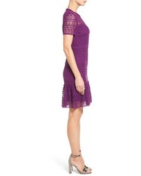 Elie Tahari Jacey Crochet Lace A Line Dress