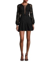 For Love & Lemons Jolene Lace Up Dress