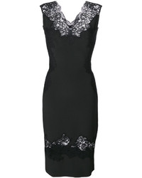 Ermanno Scervino Lace Detail Fitted Dress