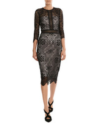 The Kooples Lace Dress With Contrast Lining