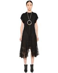 Givenchy Lace Jersey Chiffon Dress