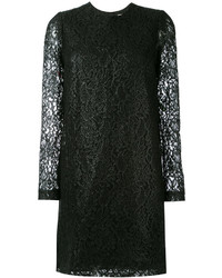 MSGM Lace Long Sleeve Mini Dress