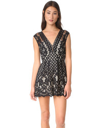 Free People One Million Lovers Lace Mini Dress