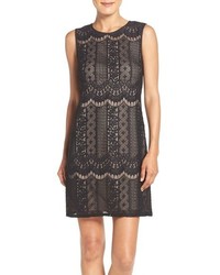 Adrianna Papell Petite Lace A Line Dress