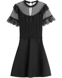 RED Valentino Red Valentino Dress With Point Desprit And Lace