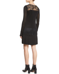 Rachel Zoe Seraphina Layered Lace Dress Black