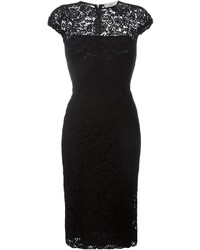 Victoria Beckham Fitted Lace Dress