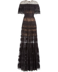 Elie Saab Floor Length Lace Dress