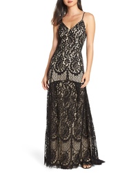 Lulus Flynn Lace Gown With Train
