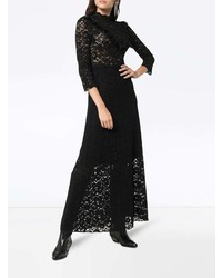 By Timo High Neck Lace Maxi Dress