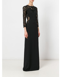 Ermanno Scervino Lace Sleeve Maxi Dress