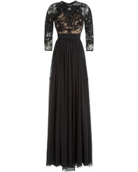 Elie Saab Lace Top Evening Gown