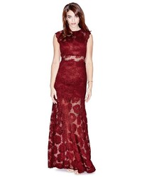 Marciano Maggie Lace Maxi Dress