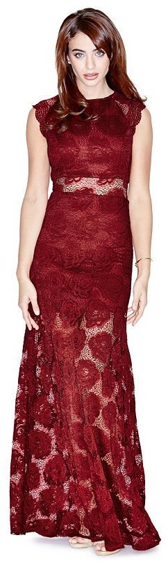 Marciano Maggie Lace Maxi Dress, $198 | GUESS by Marciano | Lookastic