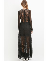 Forever 21 Ornate Lace Maxi Dress