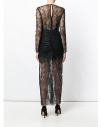 For Love And Lemons Ruched Lace Dress