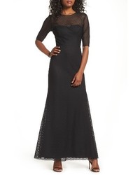 Vera Wang Waffle Lace Gown
