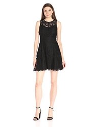 Adelyn Rae Adelyn R Lace Fit And Flare Dress