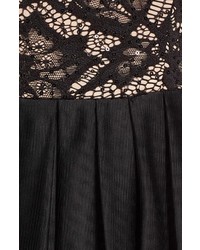 Bee Darlin Halter Lace Fit Flare Dress