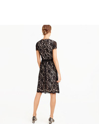 J.Crew Collection Lace Fit And Flare Dress