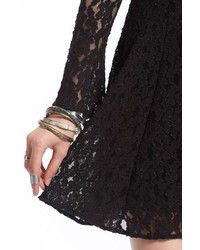 Free People Corded Lace Fit Flare Dress